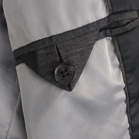 Calvin Klein Black Polyester Stand Up Collar Long Sleeve Zipper Front Jacket - Picture 11 of 14